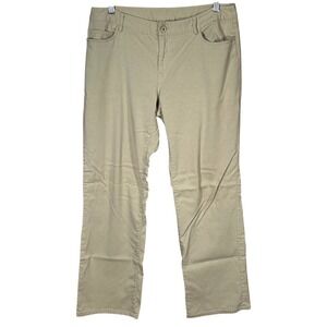 Express Stretch Pants Khaki‎ Casual Career Everyday Comfort Women's Size 11/12R